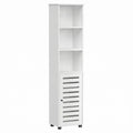 Hochschrank fürs Badezimmer, Badregal stehend, hoher Badezimmerschrank