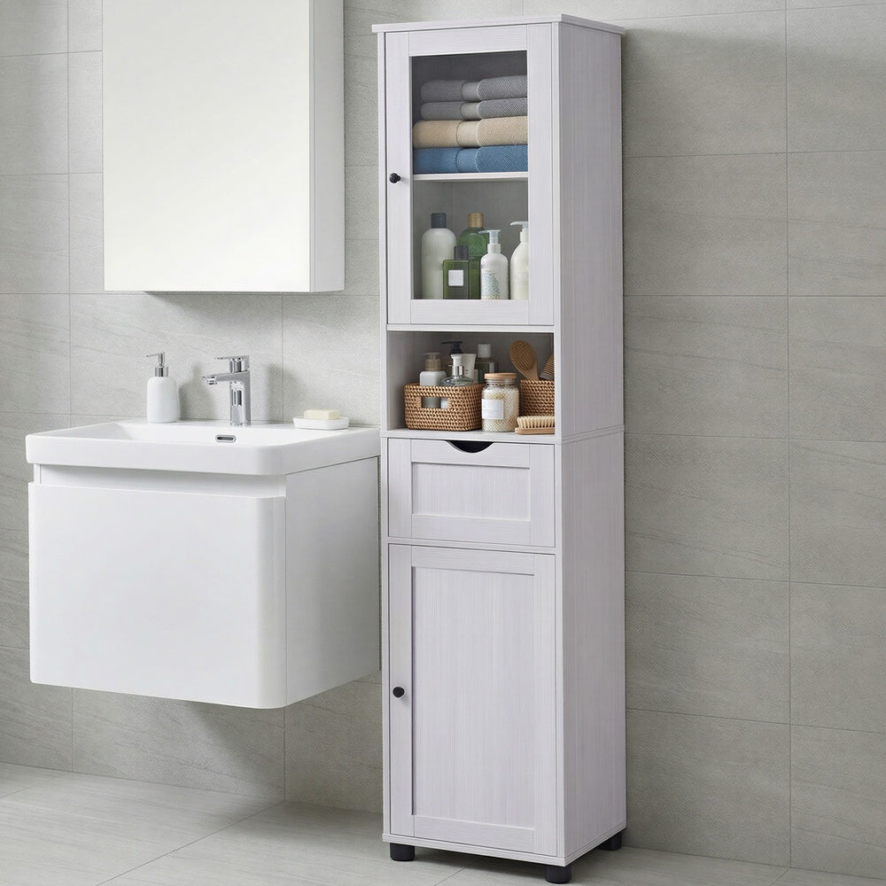 Badezimmerschrank, Badschrank, Hochschrank