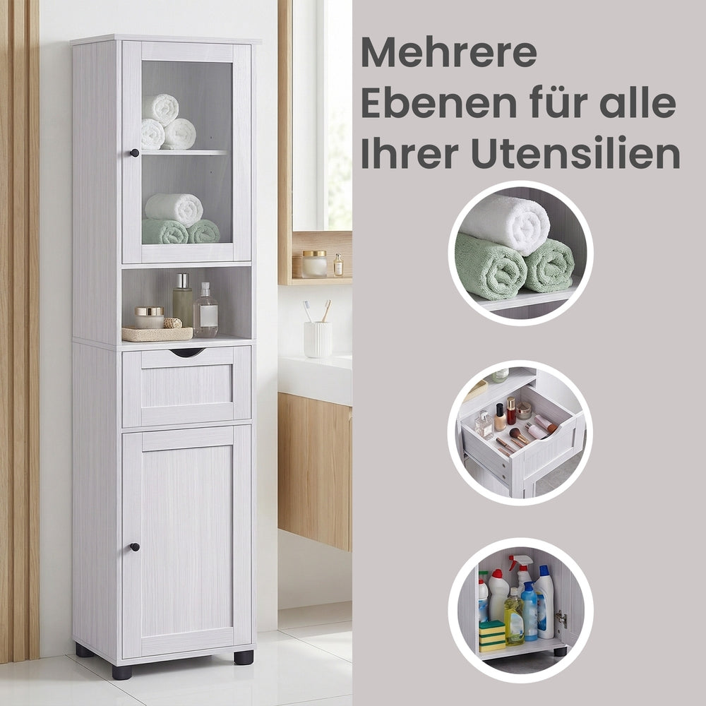 Badezimmerschrank, Badschrank, Hochschrank