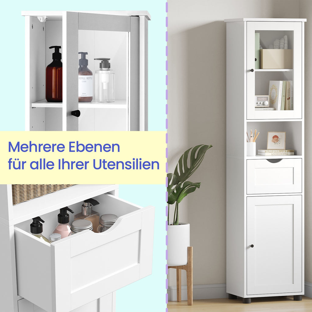 Badezimmerschrank, Badschrank, Hochschrank