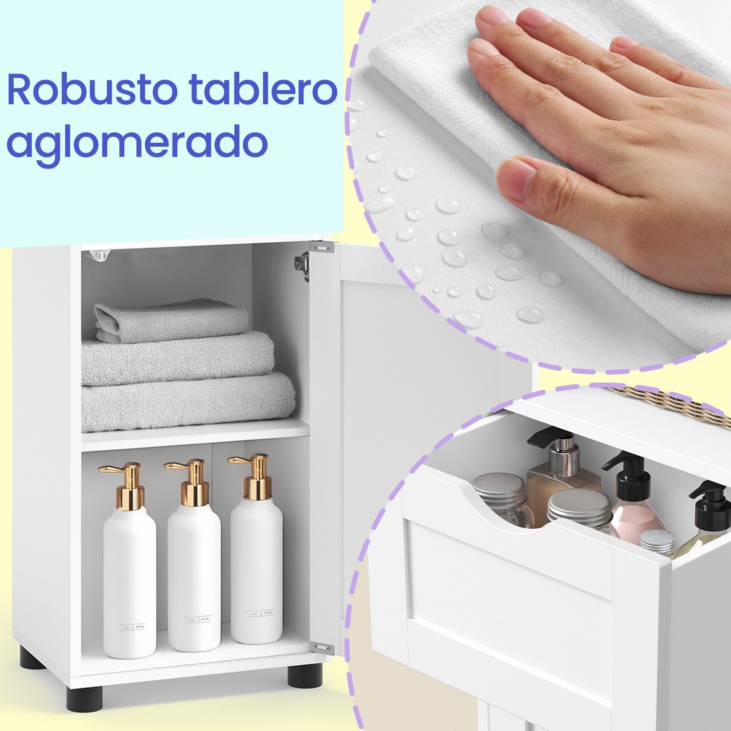 Badezimmerschrank, Badschrank, Hochschrank