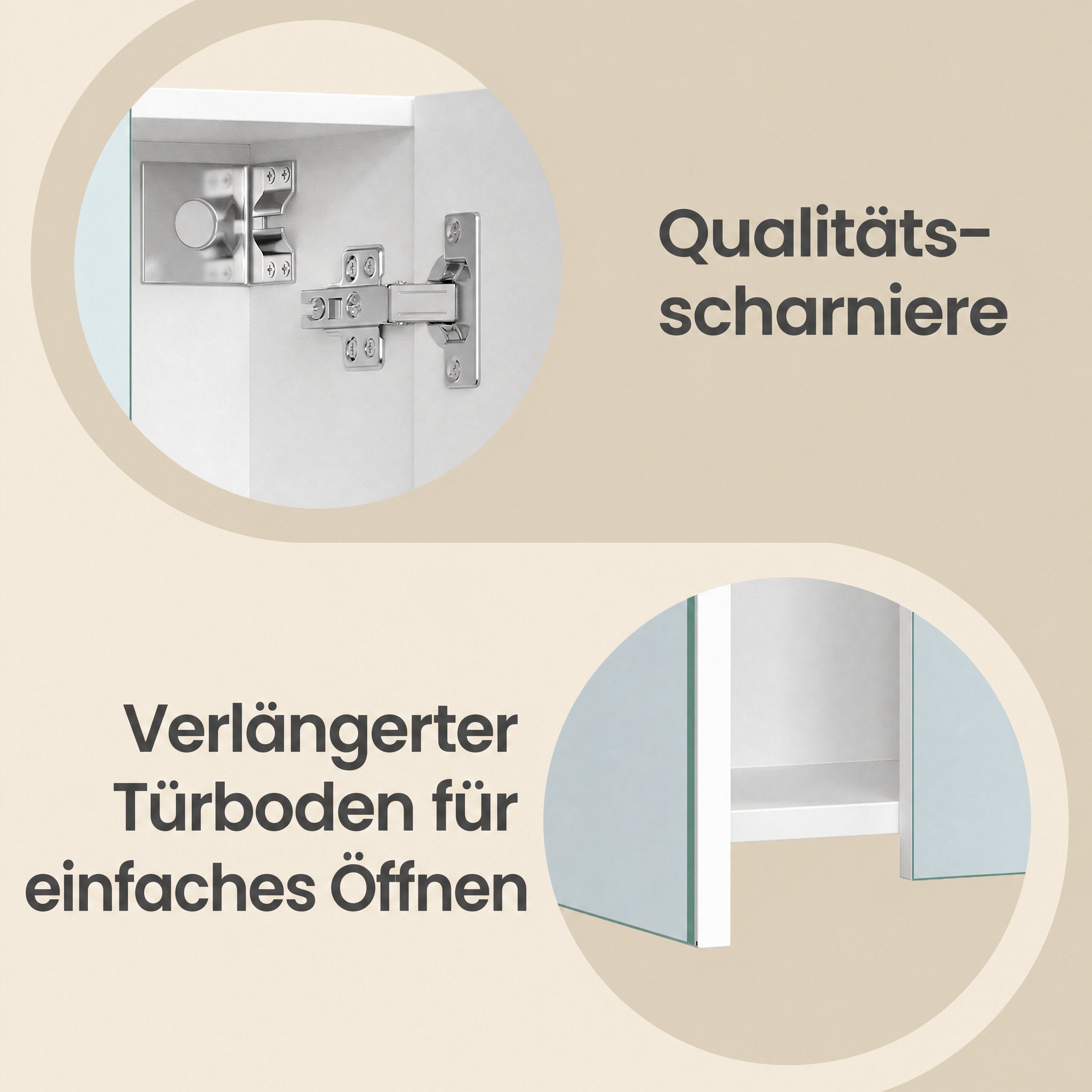 Spiegelschrank weiß