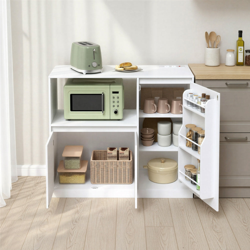 Mehrzweckschrank, Küchenregal, mit Türen