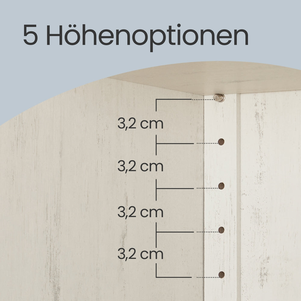 Sideboard, Küchenschrank, mit Leuchten