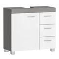 Waschbeckenunterschrank, Badezimmerschrank, 3 große Schubladen