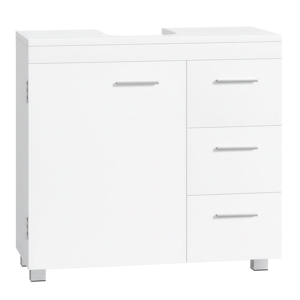Waschbeckenunterschrank, Badezimmerschrank, 3 große Schubladen