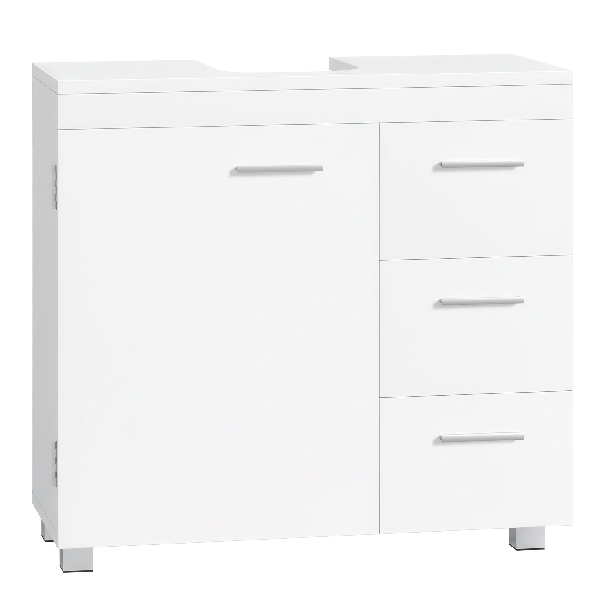 Waschbeckenunterschrank, Badezimmerschrank, 3 große Schubladen