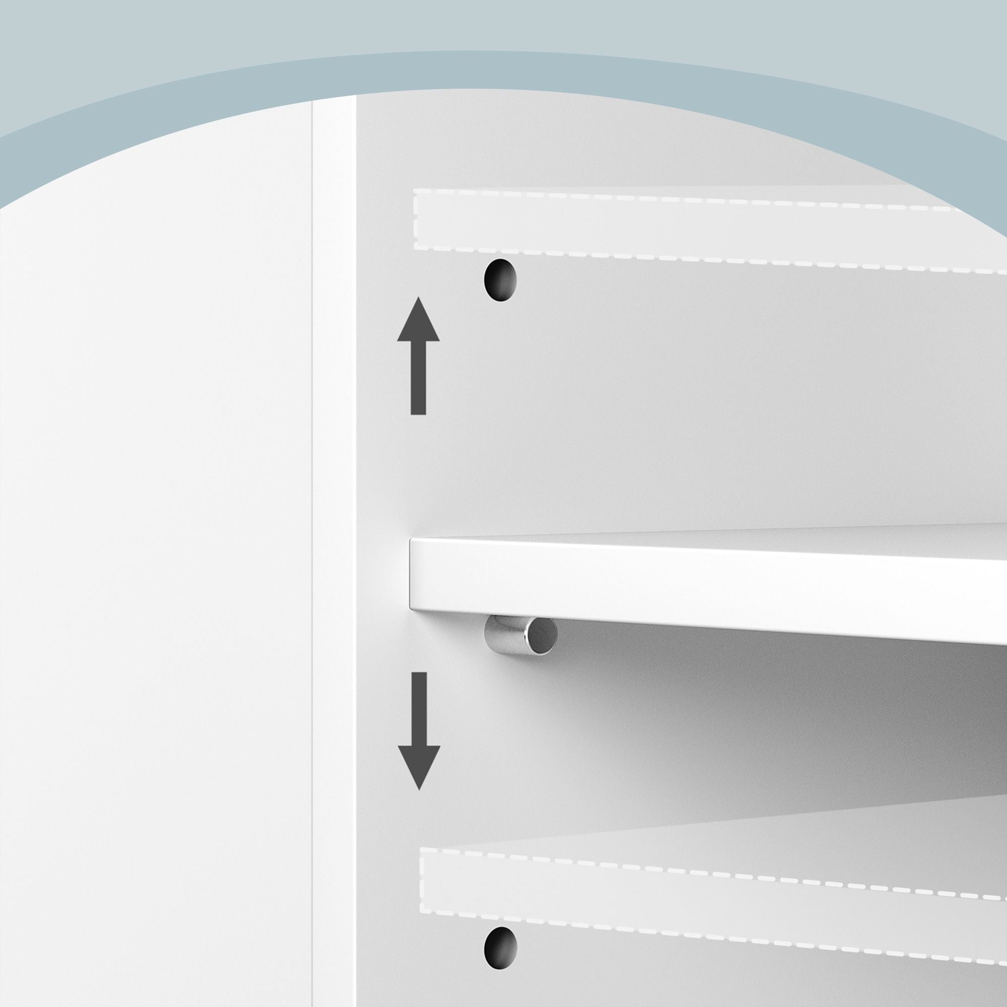 Waschbeckenunterschrank, Badezimmerschrank, 3 große Schubladen