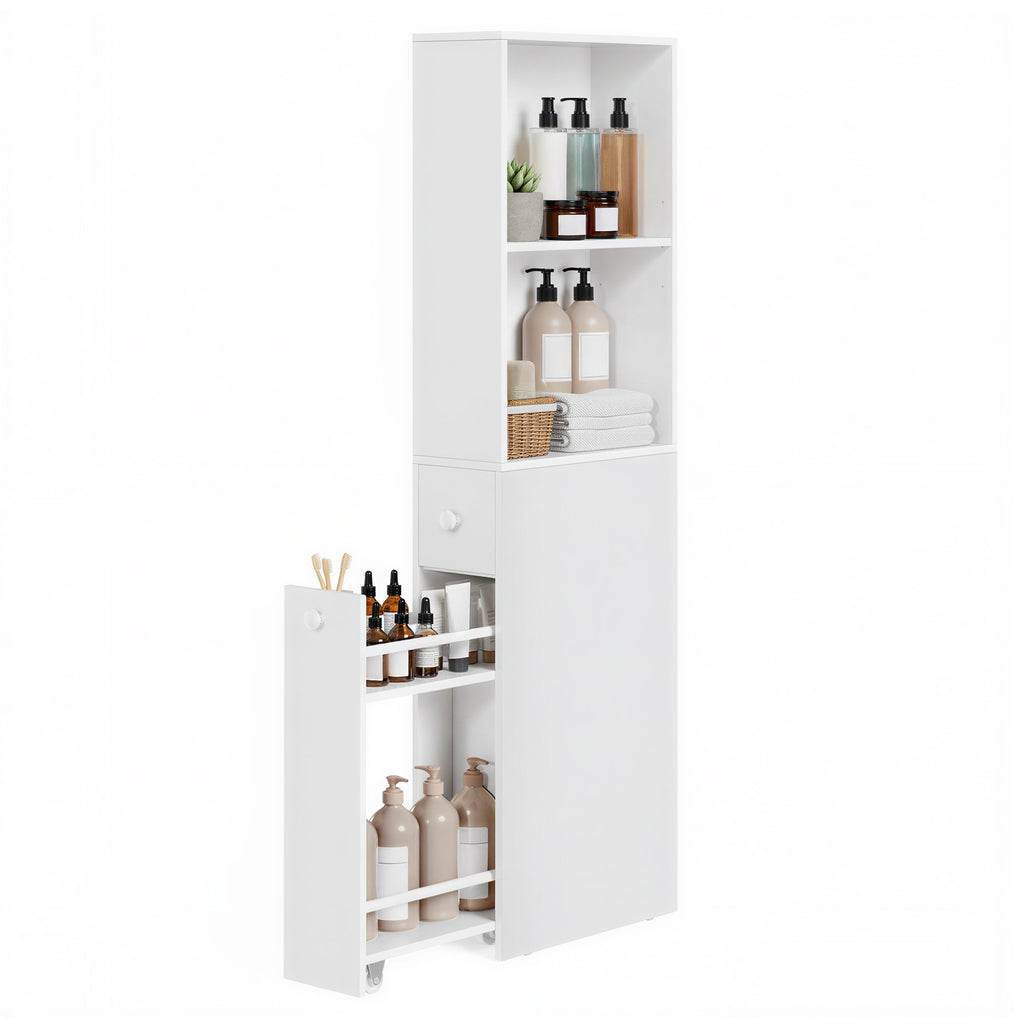 Badezimmschrank hoch, Hochschrank, Badschrank schmal