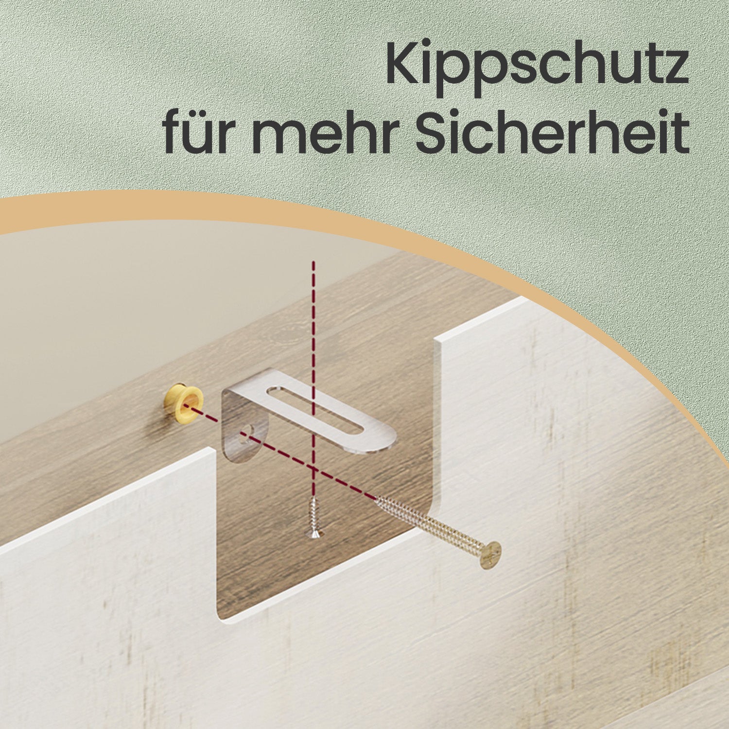 Badezimmerschrank mit verstellbarem Regal und 4 Schubladen, Aufbewahrungsschrank für Bad, mit Türen