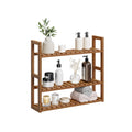 Badregal mit 3 verstellbaren Ablagen 15 x 60 x 54 cm, kaffeebraun