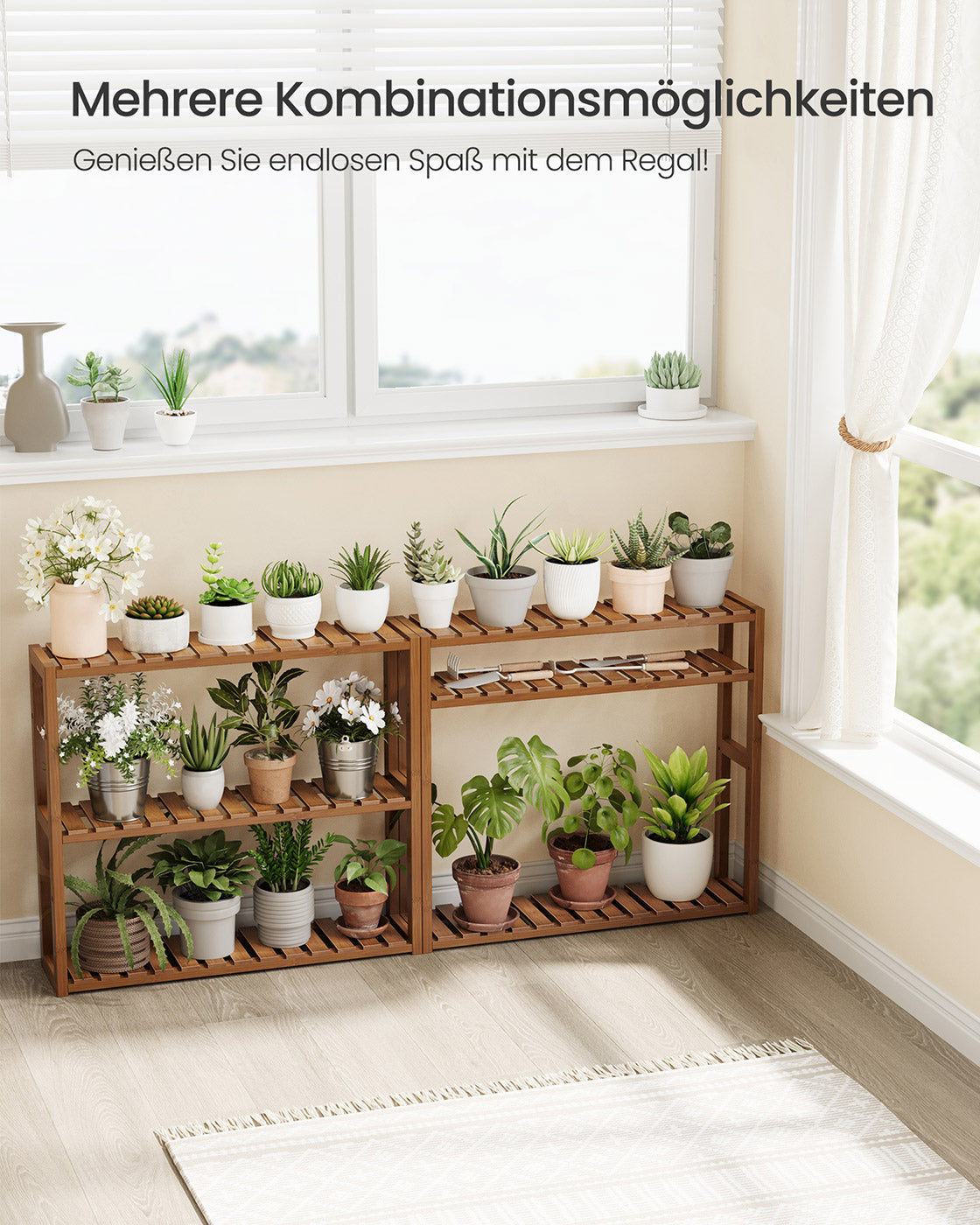 Badregal mit 3 verstellbaren Ablagen 15 x 60 x 54 cm, kaffeebraun