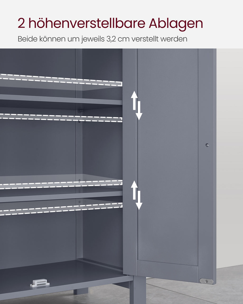 Badezimmerschrank Grau