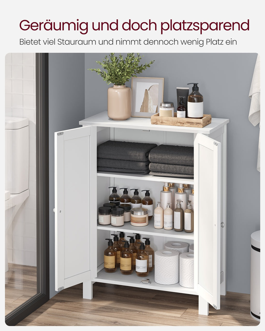 Badezimmerschrank mit Doppeltür