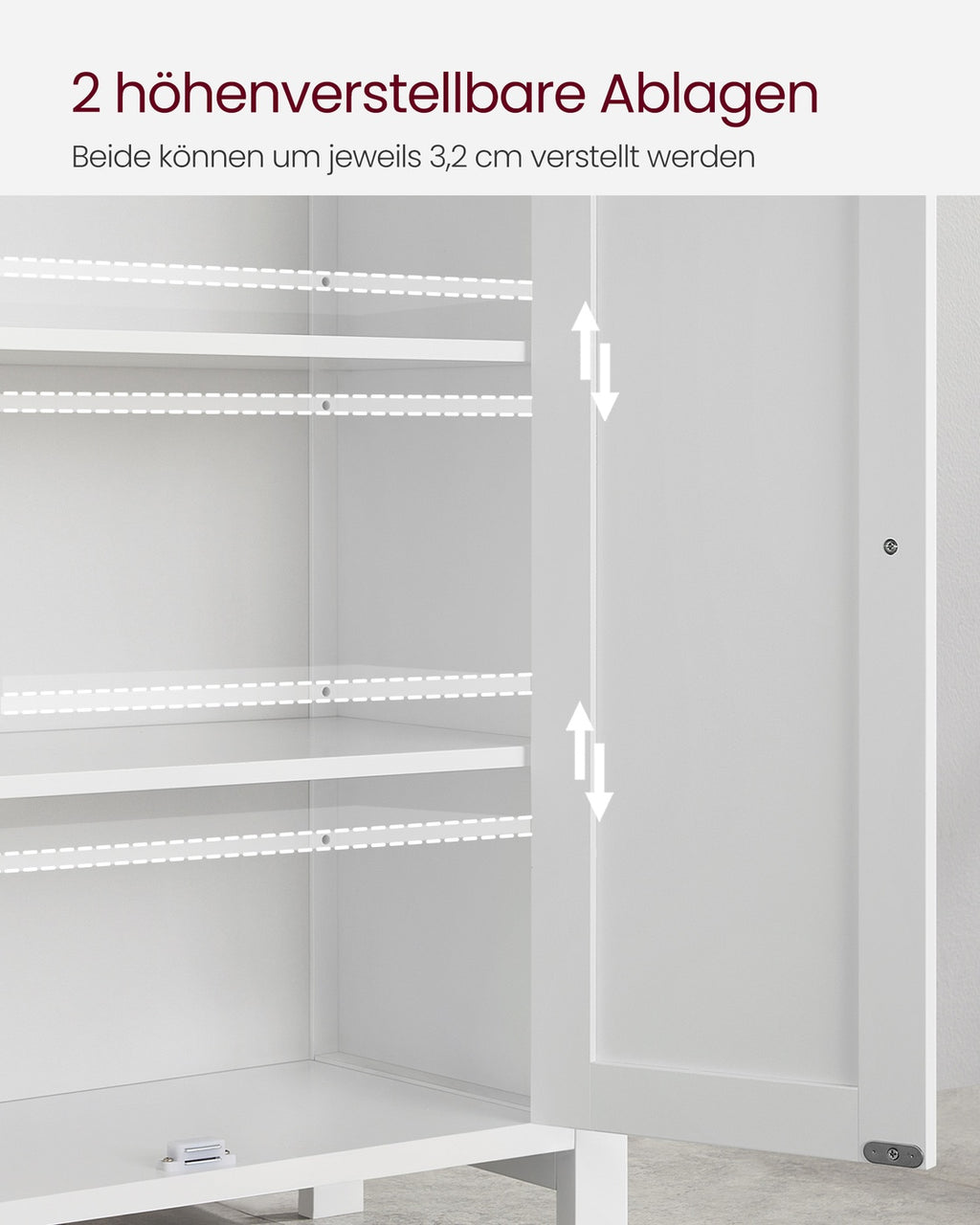 Badezimmerschrank mit Doppeltür