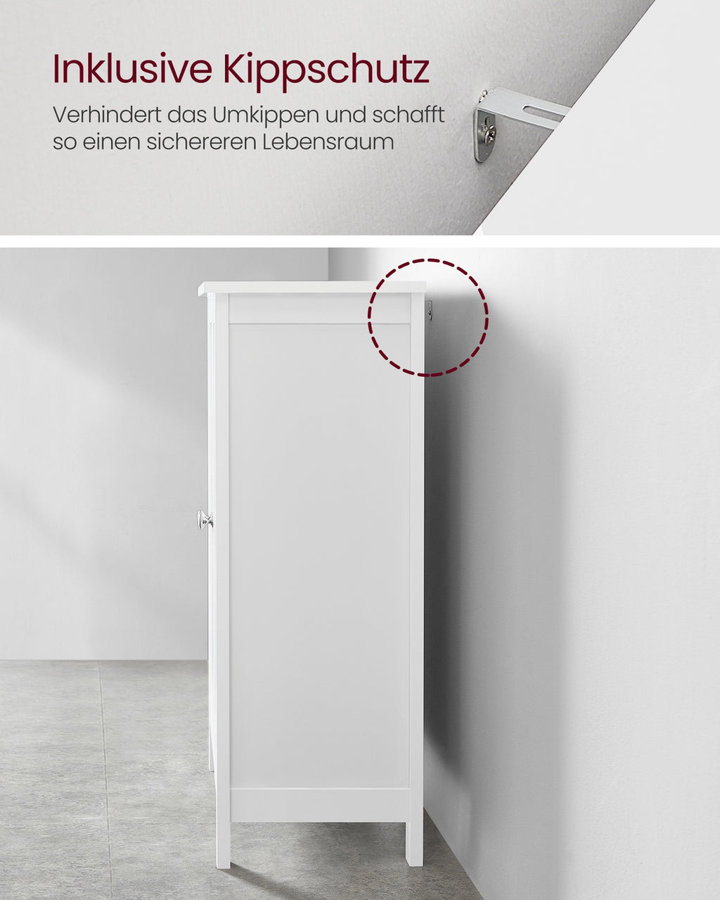Badezimmerschrank mit Doppeltür
