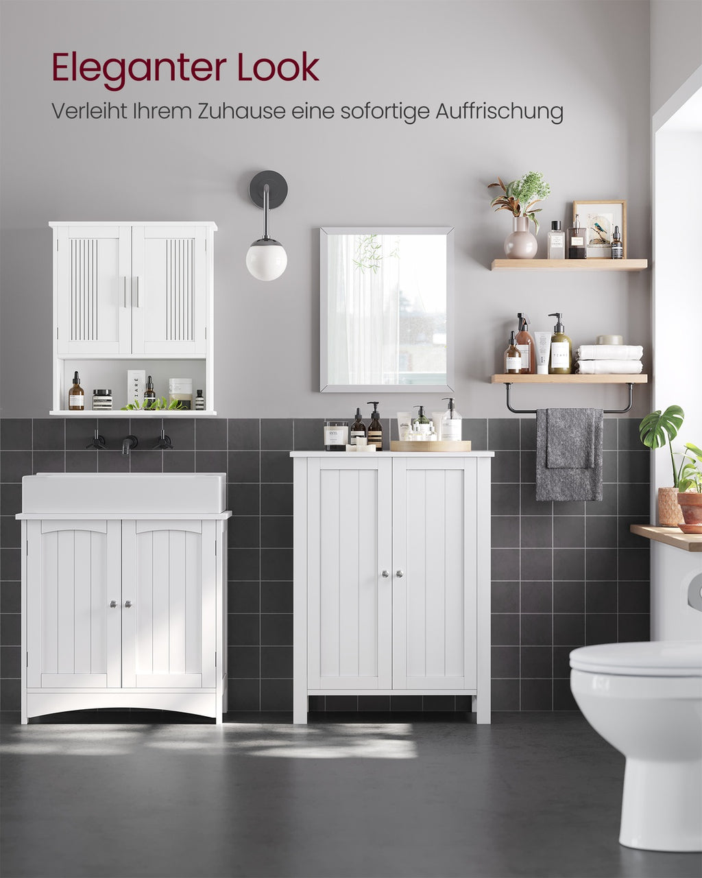 Badezimmerschrank mit Doppeltür