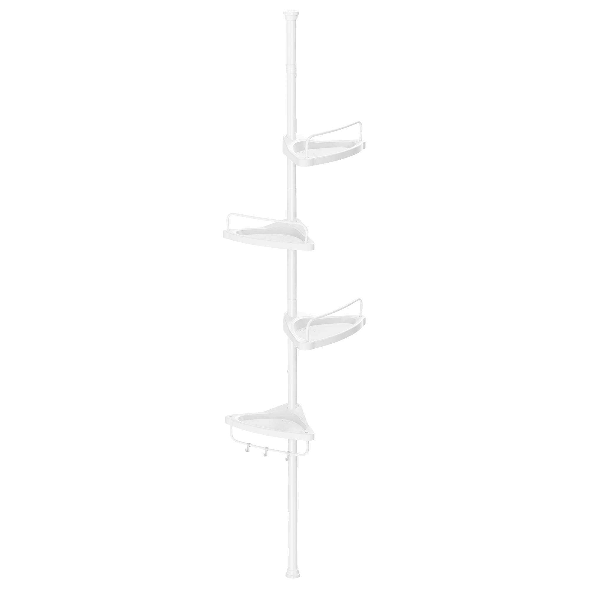 Duschregal 85-305 cm Weiß