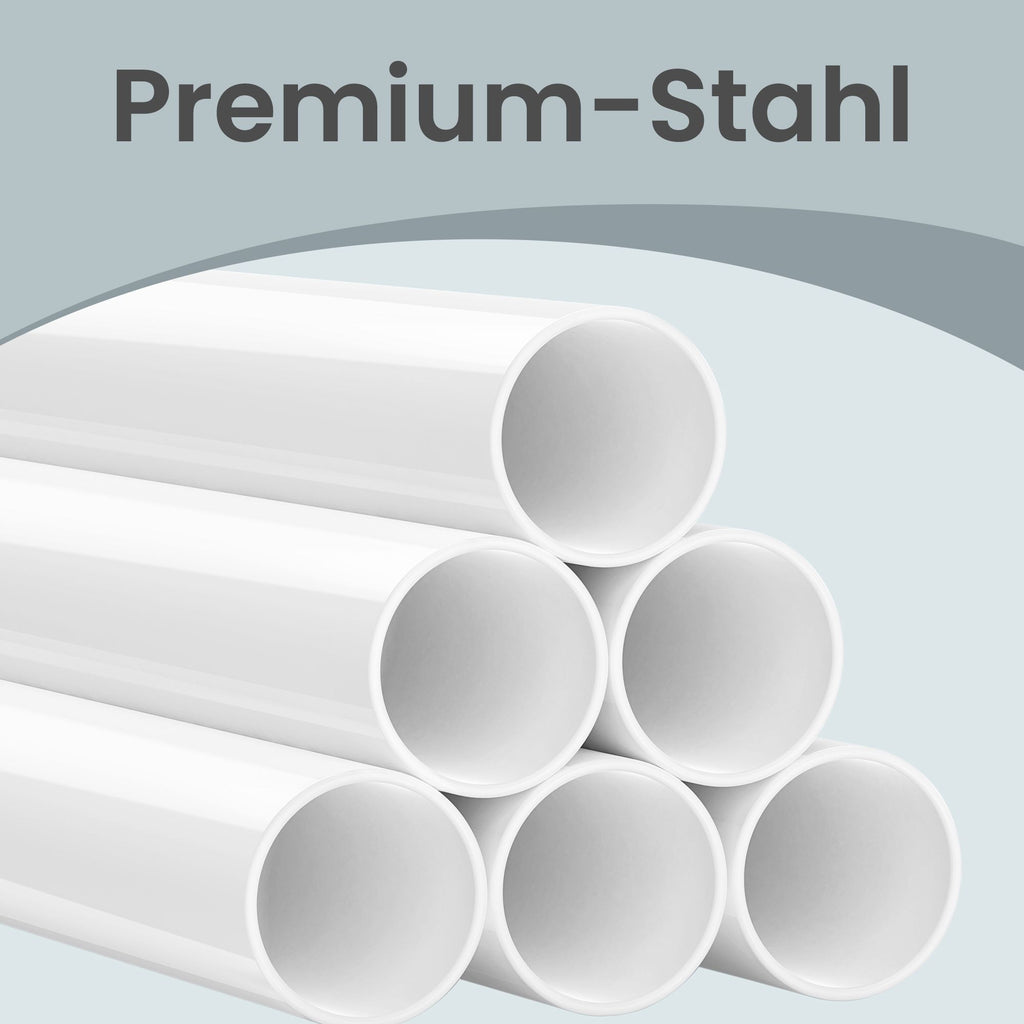 Duschregal 85-305 cm Weiß