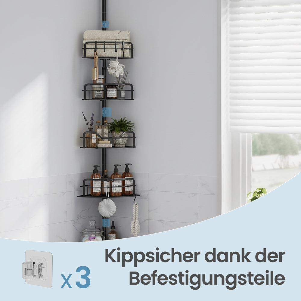 Badregal, Duschregal, ohne Bohren