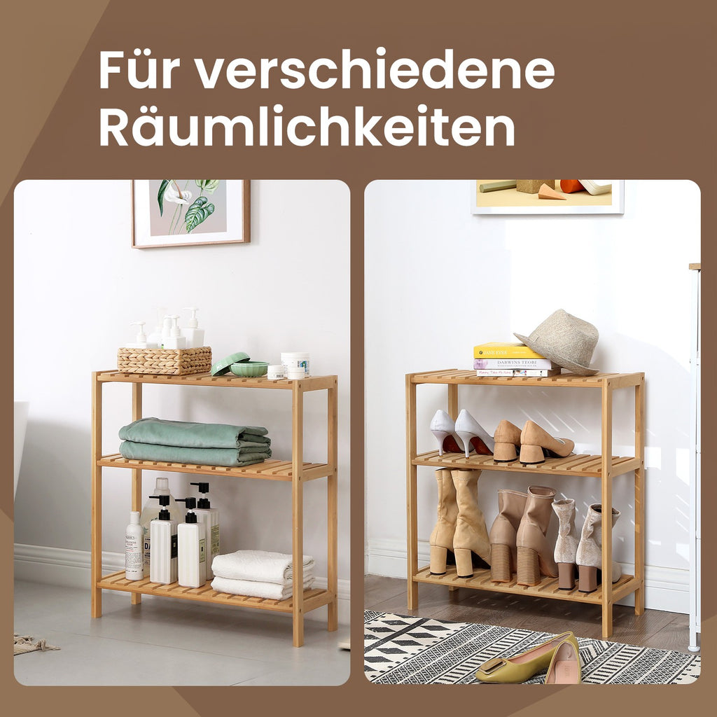 Badezimmerregal aus Bambus