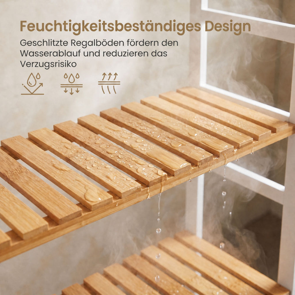 Badezimmerregal, Badregal, Küchenregal