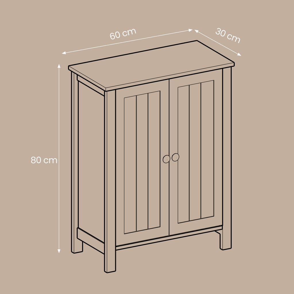 Badezimmerschrank, freistehender Badschrank, Aufbewahrungsschrank
