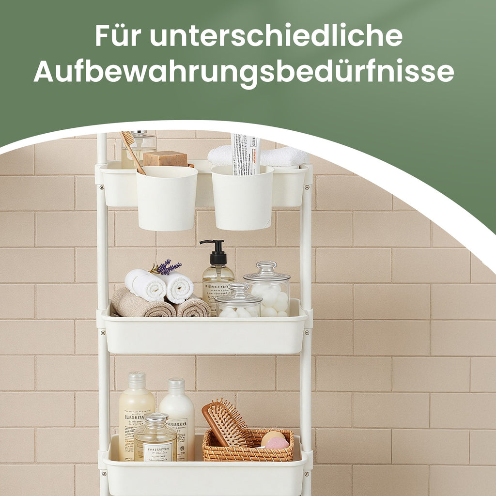 3 stufiger Rollwagen, Servierwagen, Küchenwagen mit Griff