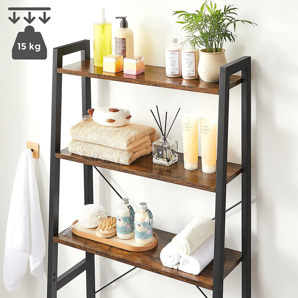 Industriestil Toilettenregal mit 3 Ebenen