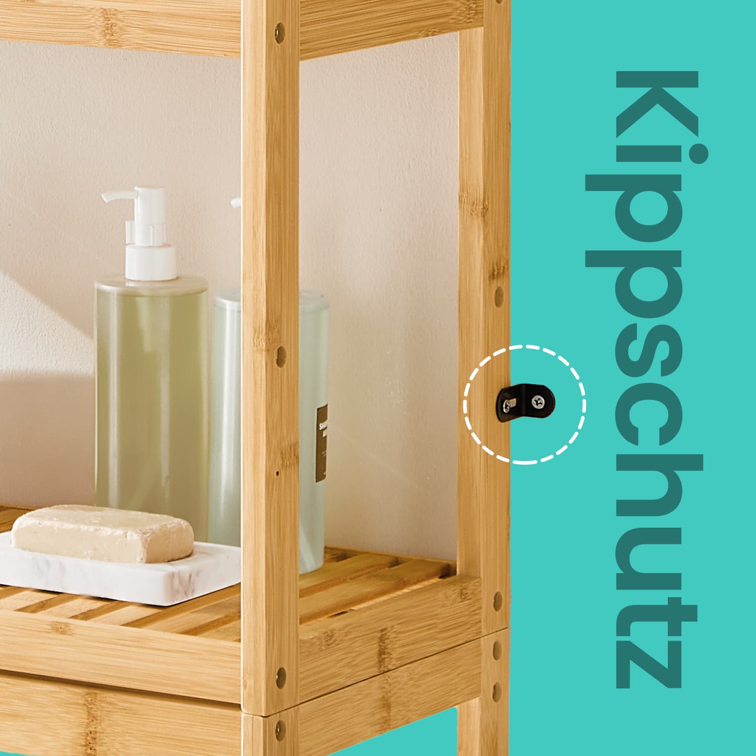 Toilettenregal, Badezimmerregal, Waschmaschinenregal