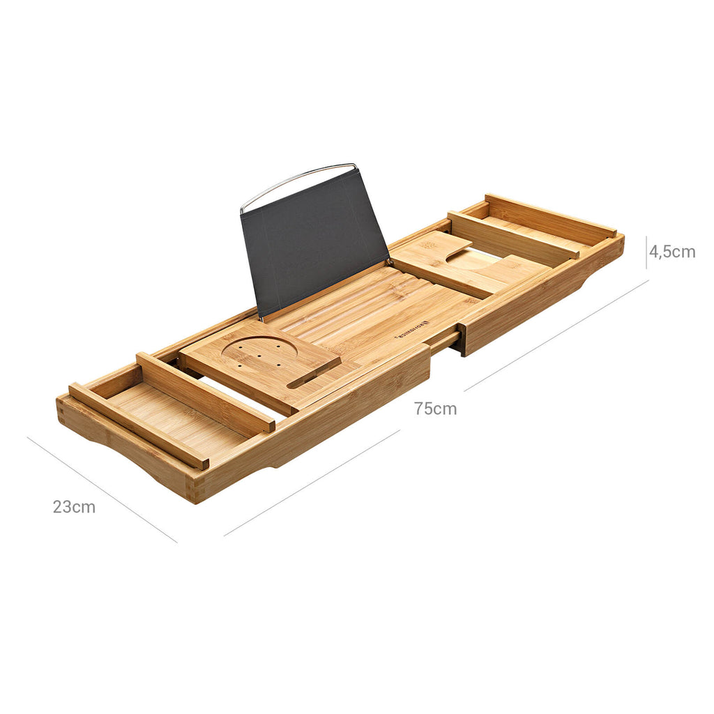 Badewannenablage Bambus 109 cm