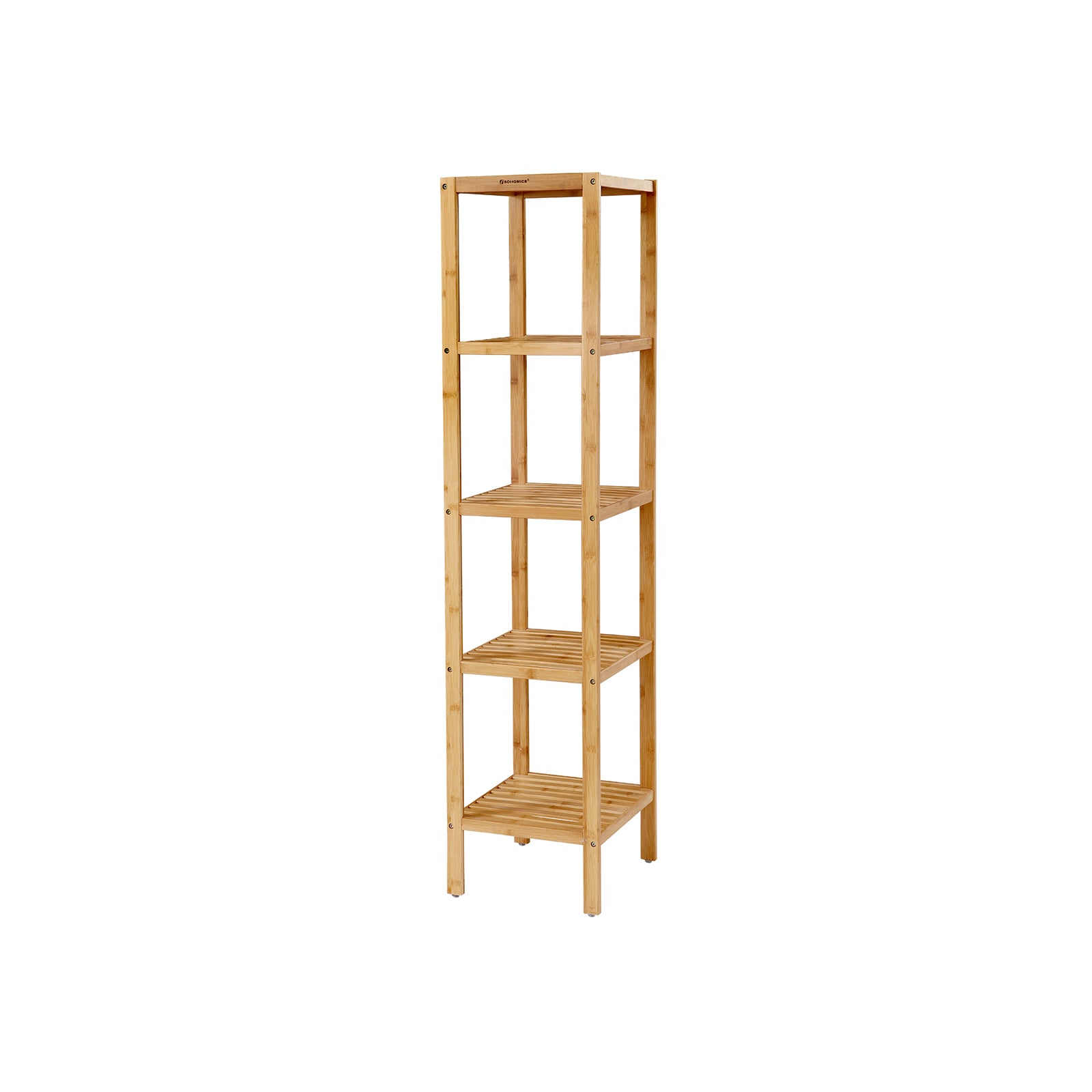 Bambus 5 Ablagen 33 x 33 x 146 cm schmal
