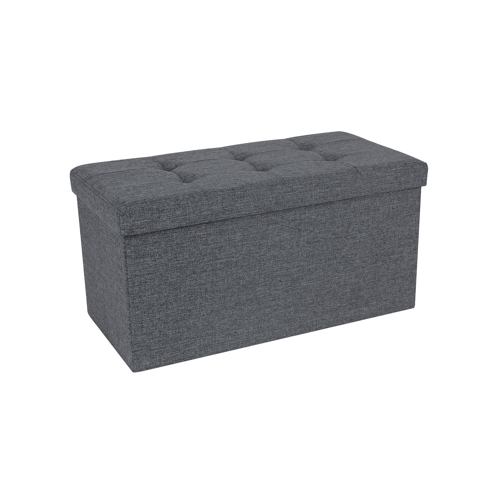 Bank mit Stauraum 76 cm Dunkelgrau