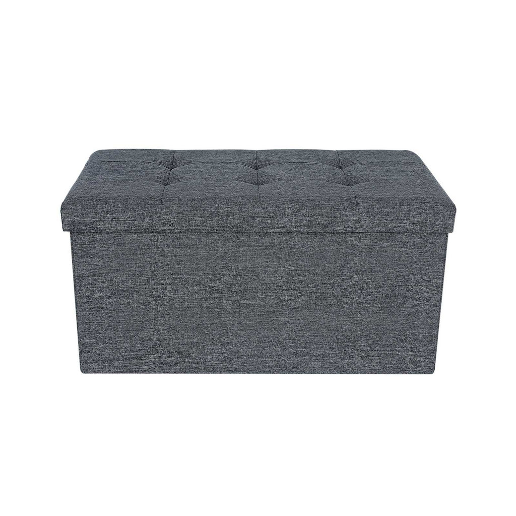 Bank mit Stauraum 76 cm Dunkelgrau