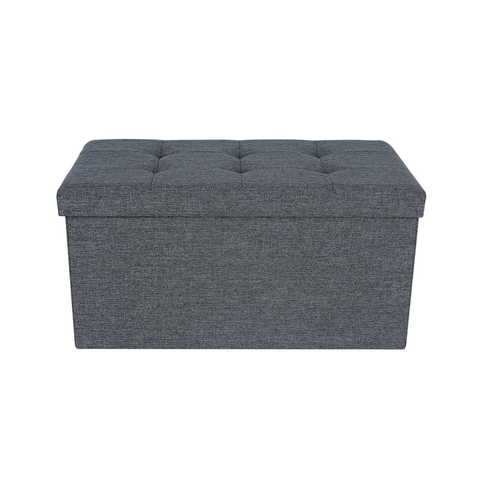 Bank mit Stauraum 76 cm Dunkelgrau