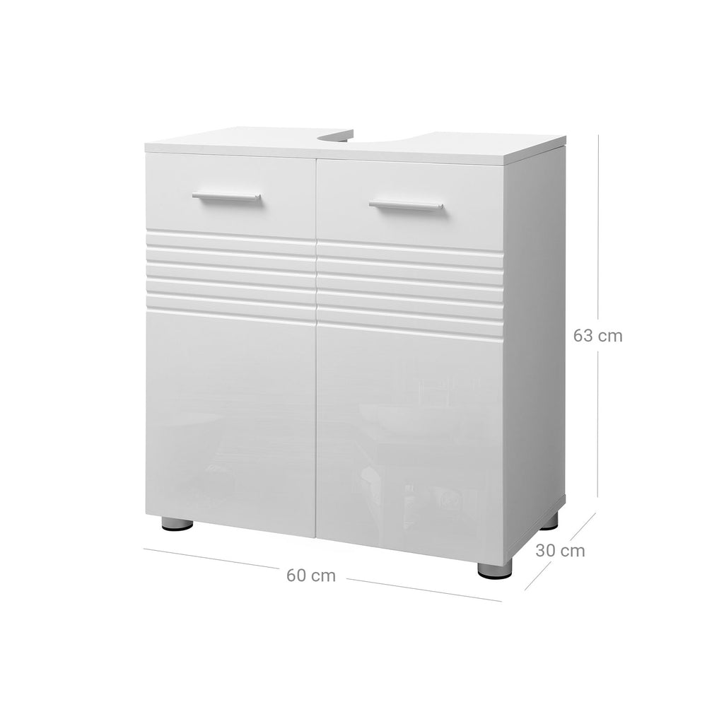 Waschbeckenunterschrank „Moderne Kerben“