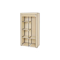 Stoffschrank mit Rolltür Beige