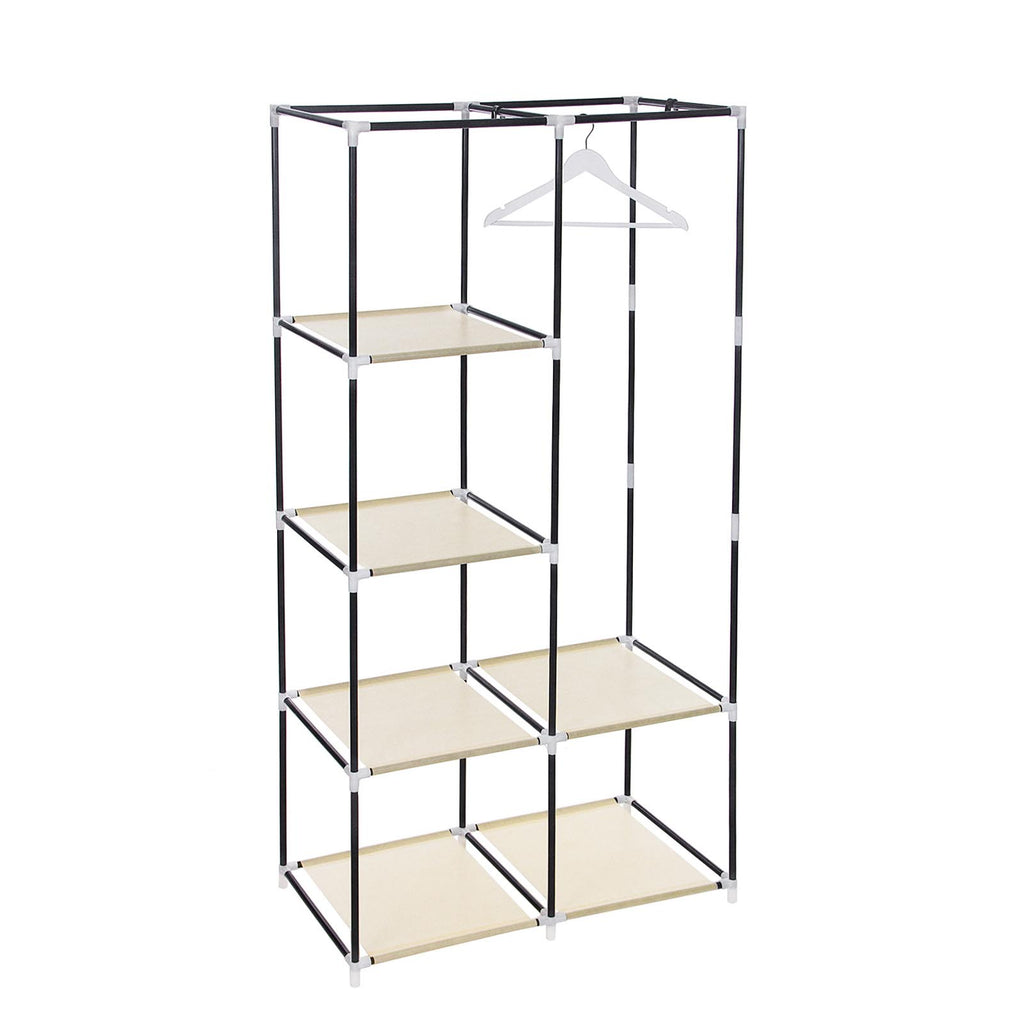Stoffschrank mit Rolltür Beige