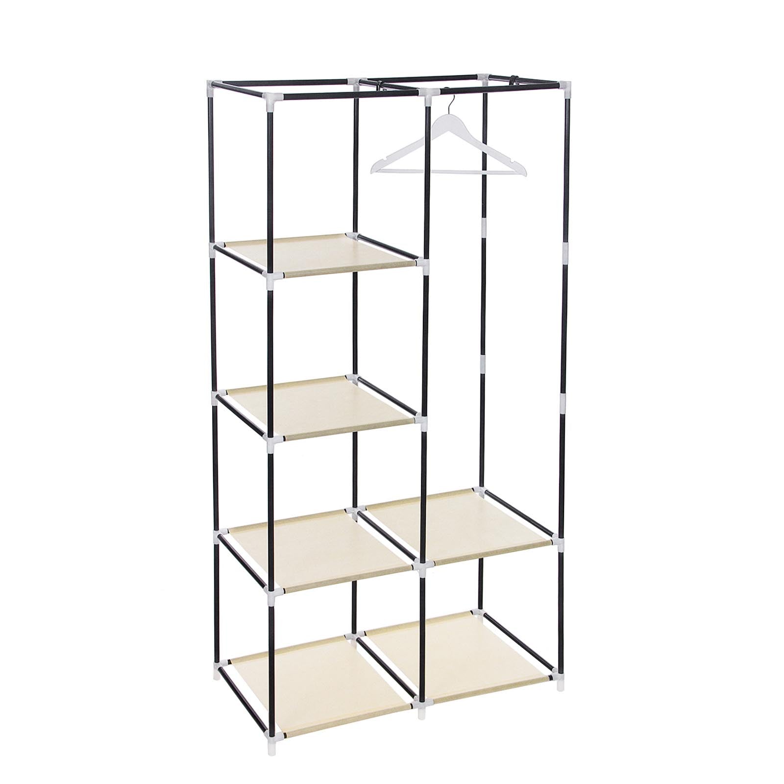 Stoffschrank mit Rolltür Beige