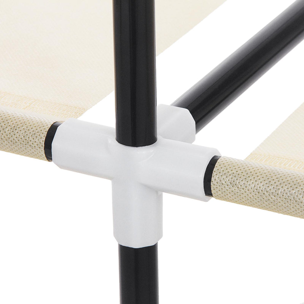 Stoffschrank mit Rolltür Beige
