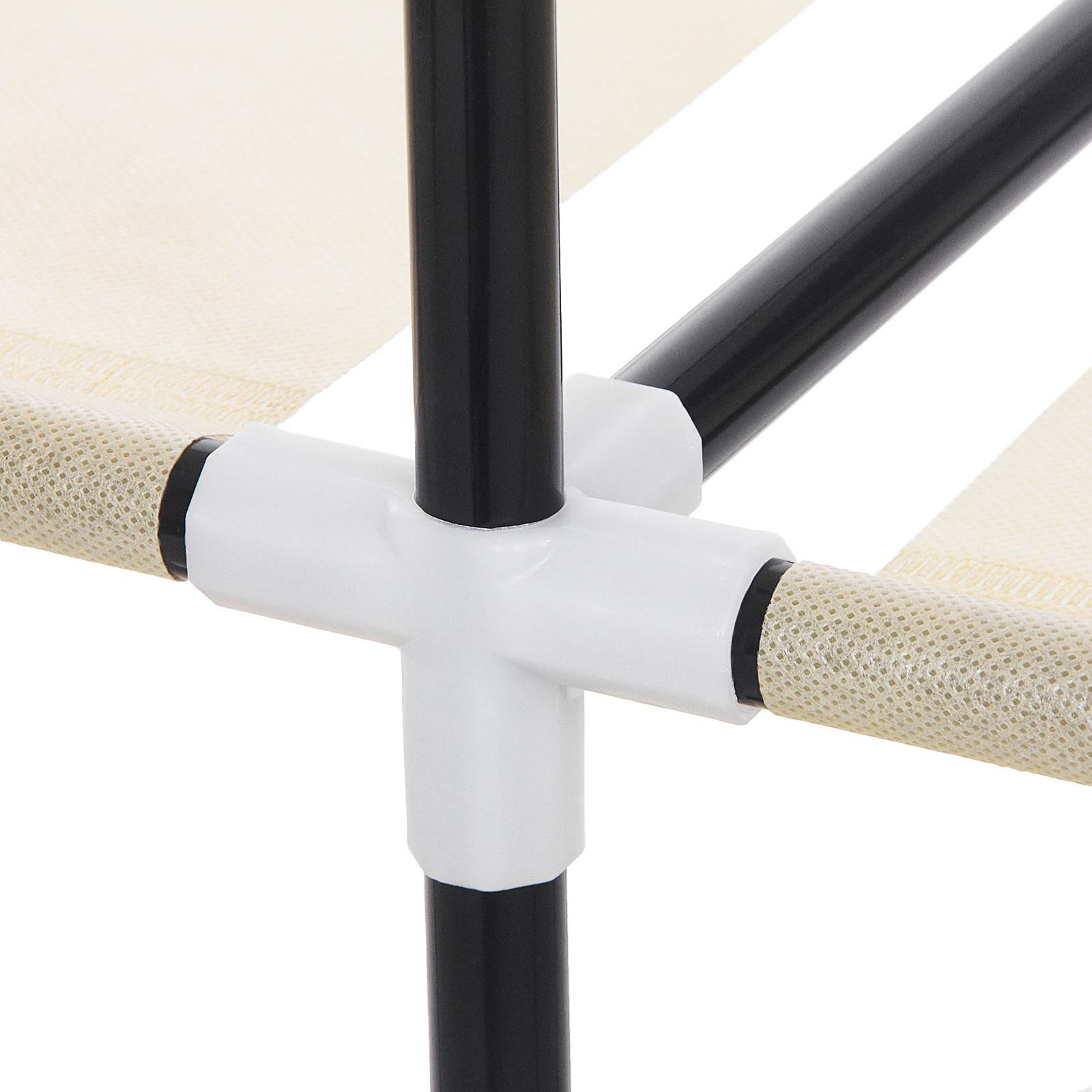 Stoffschrank mit Rolltür Beige