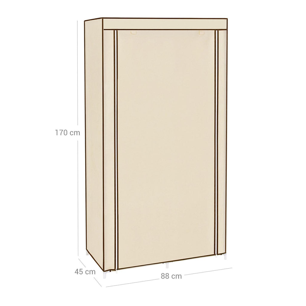 Stoffschrank mit Rolltür Beige