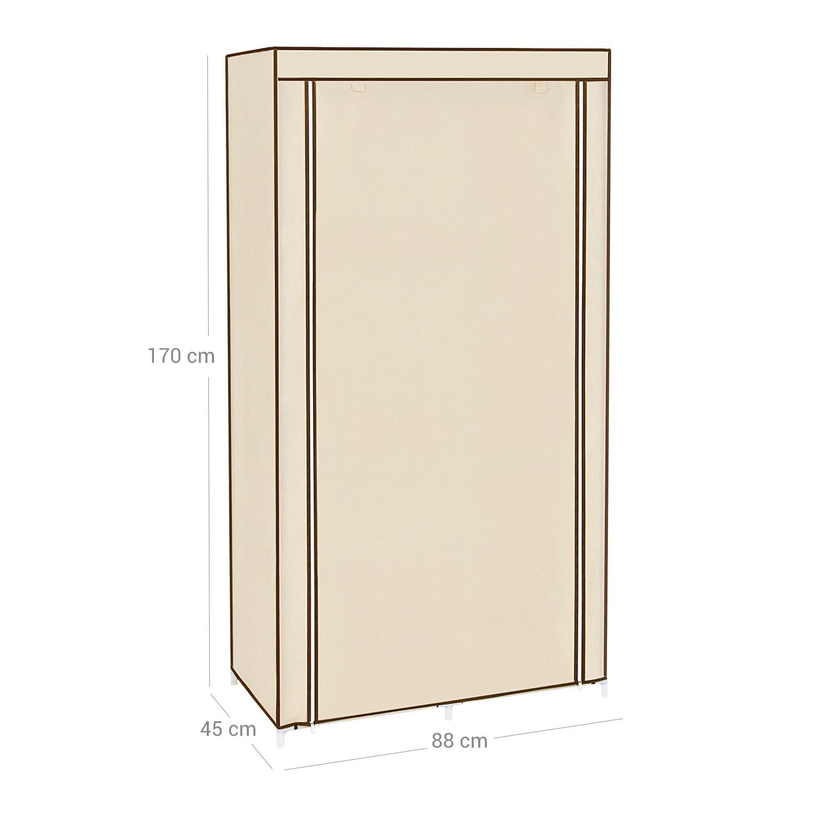 Stoffschrank mit Rolltür Beige
