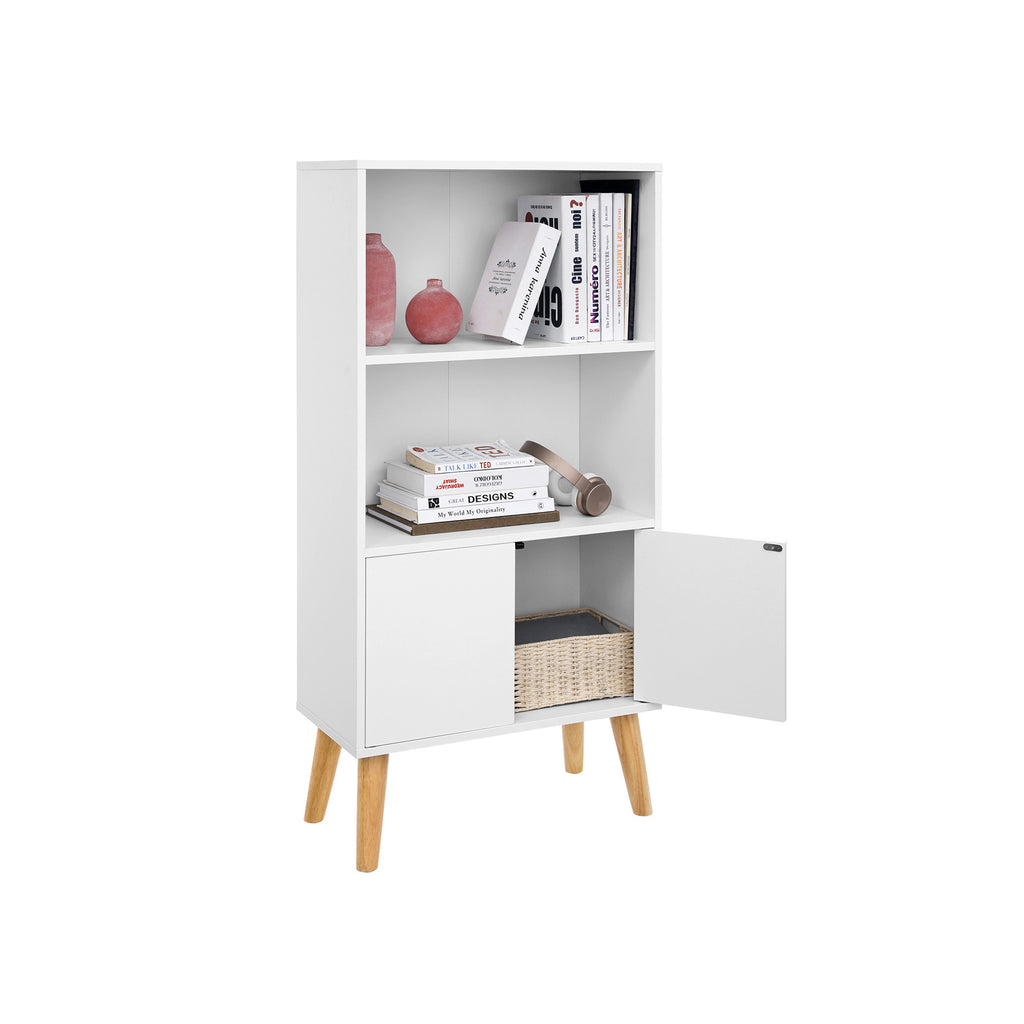 Bücherschrank skandinavisch weiß