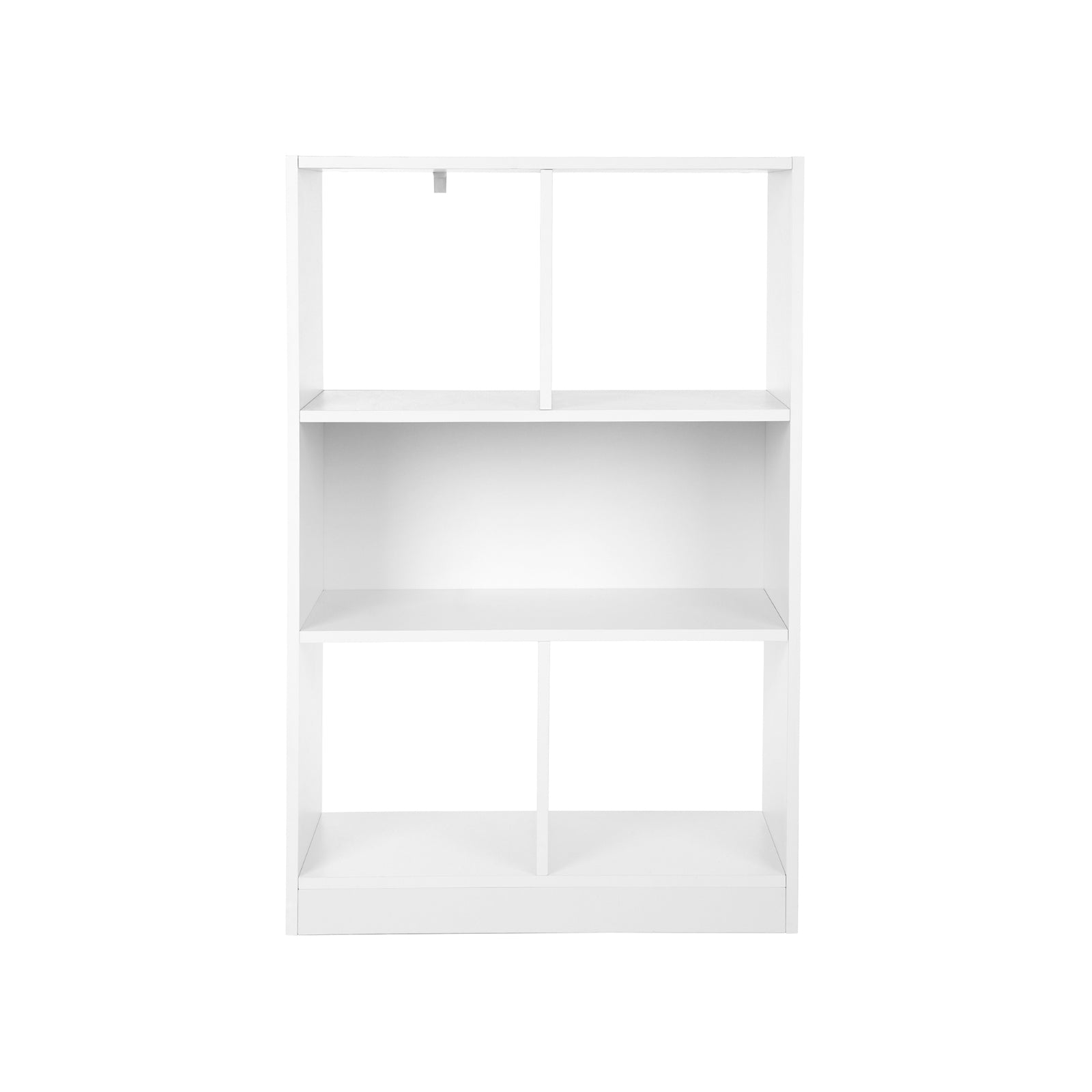 Bücherregal mit 4 offenen Fächern Weiß