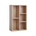 Bücherregal mit 5 Fächern Holzoptik