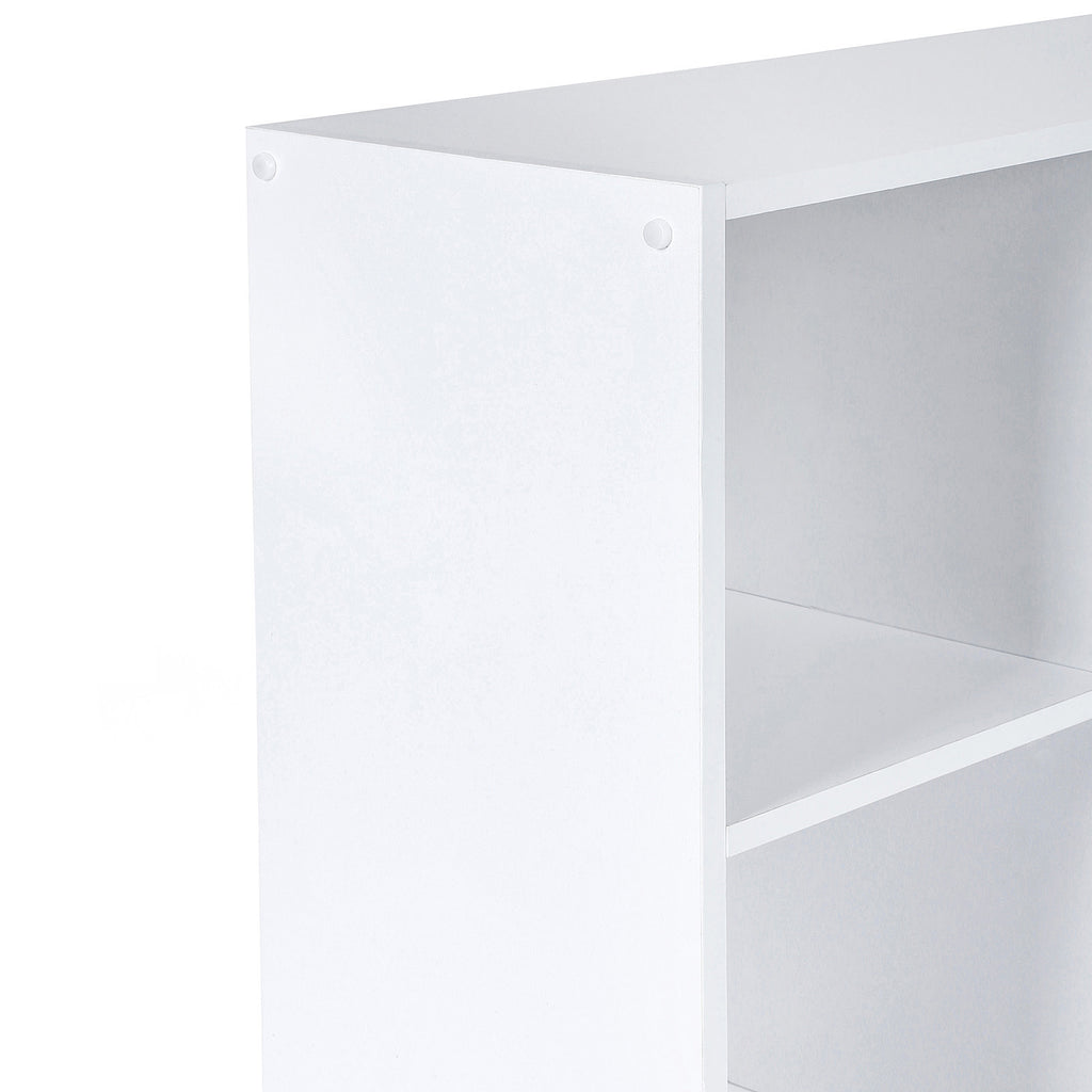 Bücherregal mit 5 Fächern Weiß