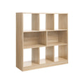 Bücherregal 8 Fächer Holzoptik
