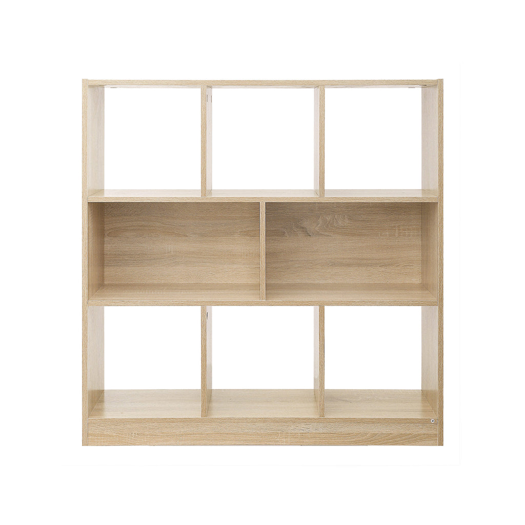 Bücherregal 8 Fächer Holzoptik