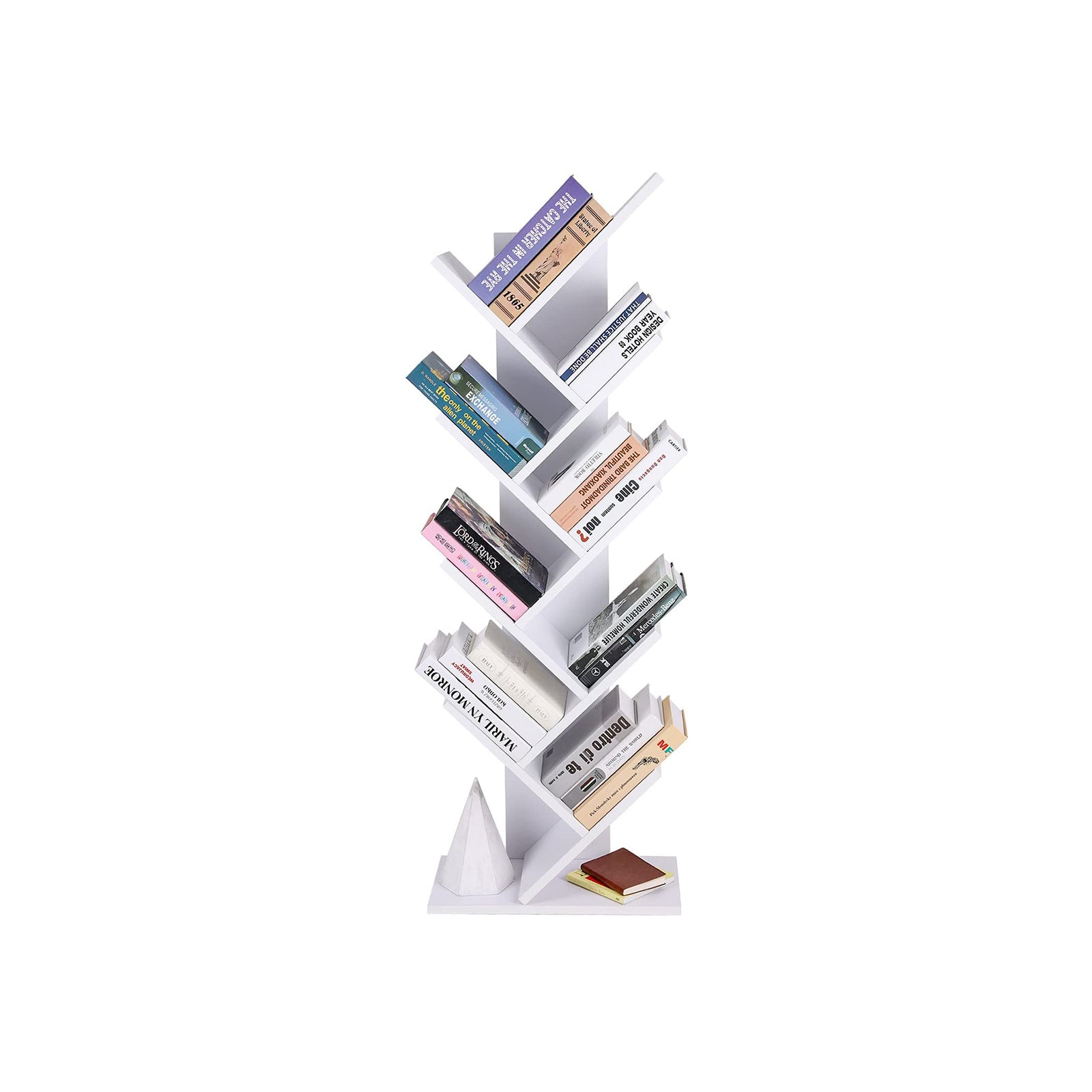 Bücherregal in Baumform 8 Ebenen